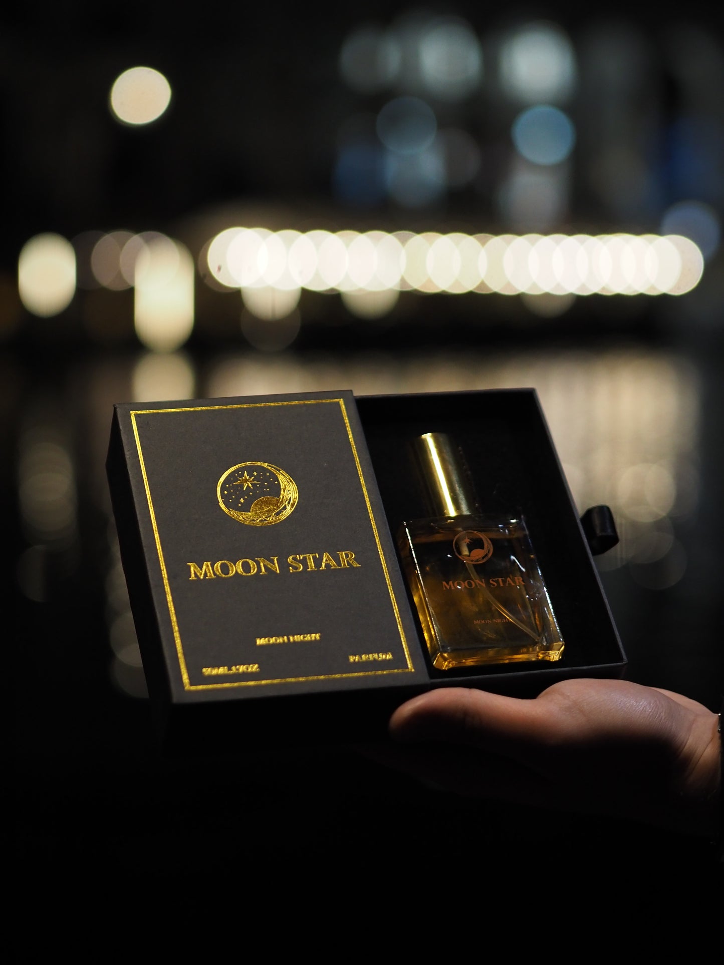 Moon Star Moon Night Parfum Luxus Parfum Box und Flasche